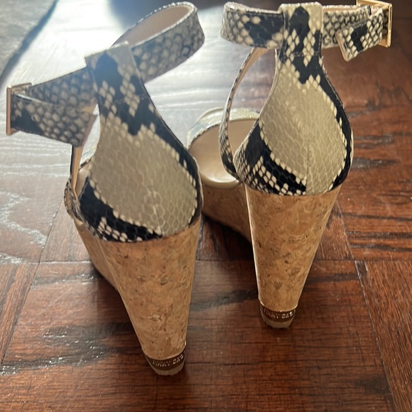 Jimmy Choo Portia  python embossed wedges - Picture 6 of 6